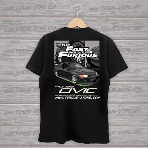 T-shirt Honda F&F black